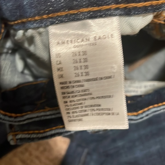 American Eagle Ne(x)t Level Flex Jeans Size 26 x 30 - Picture 3 of 3